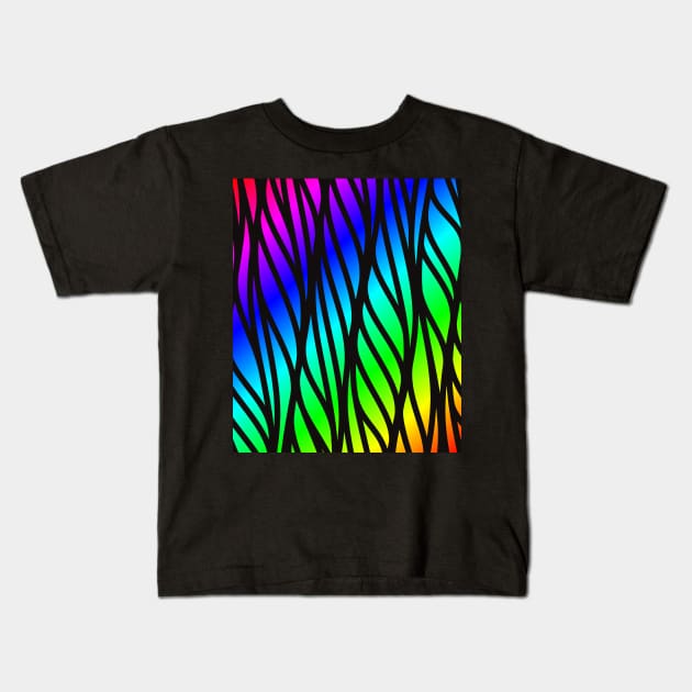 Psychedelic Black DNA Kids T-Shirt by Psychadelics